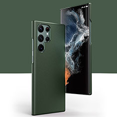 Handyhülle Hülle Luxus Leder Schutzhülle C04 für Samsung Galaxy S21 Ultra 5G Grün