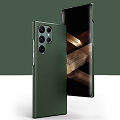Handyhülle Hülle Luxus Leder Schutzhülle C04 für Samsung Galaxy S24 Ultra 5G Grün
