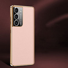 Handyhülle Hülle Luxus Leder Schutzhülle C10 für Samsung Galaxy S22 5G Rosegold