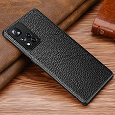Handyhülle Hülle Luxus Leder Schutzhülle DL1 für Xiaomi Redmi Note 11 Pro+ Plus 5G Schwarz