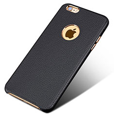 Handyhülle Hülle Luxus Leder Schutzhülle für Apple iPhone 6 Plus Schwarz