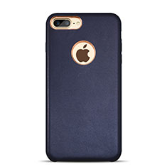 Handyhülle Hülle Luxus Leder Schutzhülle für Apple iPhone 7 Plus Blau