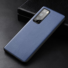 Handyhülle Hülle Luxus Leder Schutzhülle für Huawei Enjoy 20 Pro 5G Blau