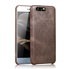 Handyhülle Hülle Luxus Leder Schutzhülle für Huawei Honor 9 Premium Braun