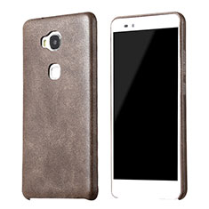 Handyhülle Hülle Luxus Leder Schutzhülle für Huawei Honor X5 Braun