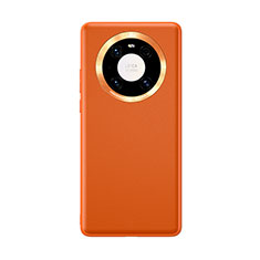 Handyhülle Hülle Luxus Leder Schutzhülle für Huawei Mate 40 Pro Orange