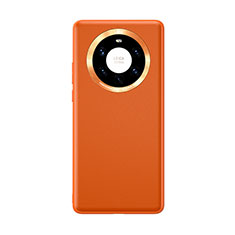 Handyhülle Hülle Luxus Leder Schutzhülle für Huawei Mate 40 Pro+ Plus Orange