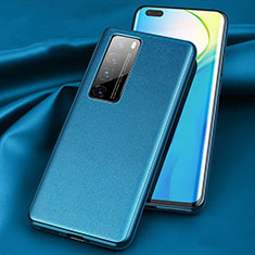 Handyhülle Hülle Luxus Leder Schutzhülle für Huawei Nova 7 Pro 5G Blau