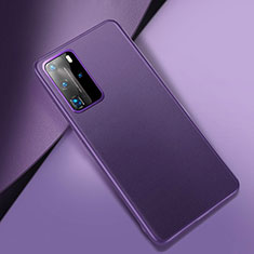 Handyhülle Hülle Luxus Leder Schutzhülle für Huawei P40 Pro Violett