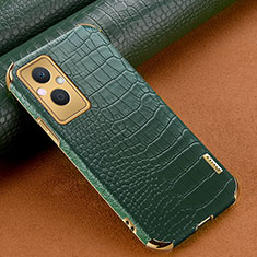 Handyhülle Hülle Luxus Leder Schutzhülle für Oppo A96 5G Grün