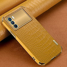 Handyhülle Hülle Luxus Leder Schutzhülle für Oppo K9 Pro 5G Gelb