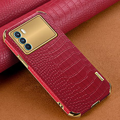 Handyhülle Hülle Luxus Leder Schutzhülle für Oppo K9 Pro 5G Rot