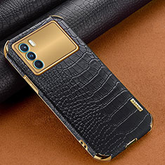 Handyhülle Hülle Luxus Leder Schutzhülle für Oppo K9 Pro 5G Schwarz