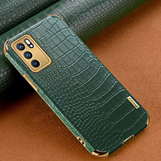 Handyhülle Hülle Luxus Leder Schutzhülle für Oppo Reno6 Pro 5G India Grün