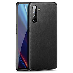 Handyhülle Hülle Luxus Leder Schutzhülle für Realme XT Schwarz