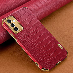 Handyhülle Hülle Luxus Leder Schutzhülle für Samsung Galaxy A25 5G Rot