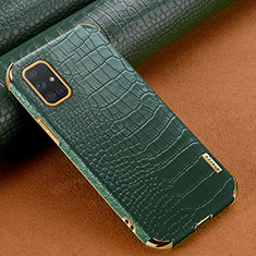 Handyhülle Hülle Luxus Leder Schutzhülle für Samsung Galaxy A71 4G A715 Grün