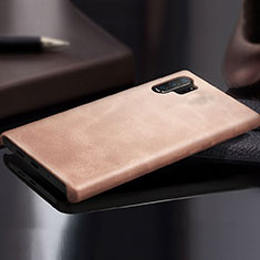 Handyhülle Hülle Luxus Leder Schutzhülle für Samsung Galaxy Note 10 Plus 5G Rosegold