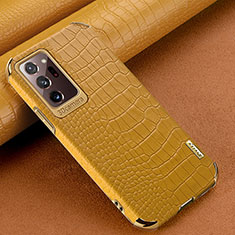Handyhülle Hülle Luxus Leder Schutzhülle für Samsung Galaxy Note 20 Ultra 5G Gelb