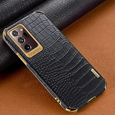 Handyhülle Hülle Luxus Leder Schutzhülle für Samsung Galaxy Note 20 Ultra 5G Schwarz
