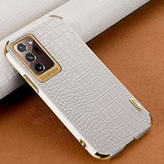 Handyhülle Hülle Luxus Leder Schutzhülle für Samsung Galaxy Note 20 Ultra 5G Weiß