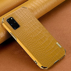 Handyhülle Hülle Luxus Leder Schutzhülle für Samsung Galaxy S20 Plus 5G Gelb