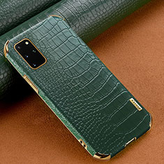 Handyhülle Hülle Luxus Leder Schutzhülle für Samsung Galaxy S20 Plus 5G Grün