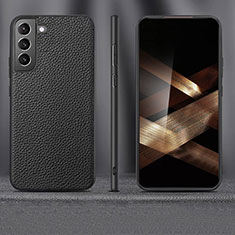Handyhülle Hülle Luxus Leder Schutzhülle für Samsung Galaxy S24 5G Schwarz