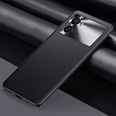 Handyhülle Hülle Luxus Leder Schutzhülle für Vivo iQOO 9 5G Schwarz