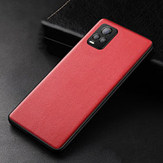 Handyhülle Hülle Luxus Leder Schutzhülle für Vivo V20 Pro 5G Rot