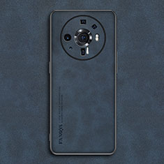 Handyhülle Hülle Luxus Leder Schutzhülle für Xiaomi Mi 12 Ultra 5G Blau