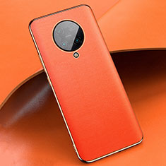 Handyhülle Hülle Luxus Leder Schutzhülle für Xiaomi Poco F2 Pro Orange