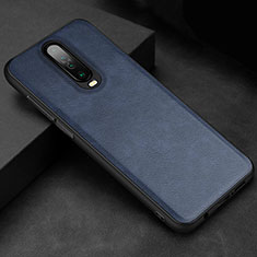 Handyhülle Hülle Luxus Leder Schutzhülle für Xiaomi Redmi K30 5G Blau
