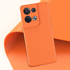 Handyhülle Hülle Luxus Leder Schutzhülle GS3 für Oppo Reno8 Pro 5G Orange
