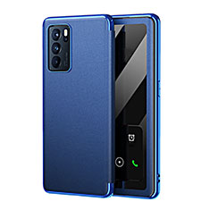 Handyhülle Hülle Luxus Leder Schutzhülle GS4 für Oppo Reno6 5G Blau