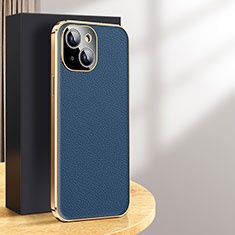 Handyhülle Hülle Luxus Leder Schutzhülle JB2 für Apple iPhone 14 Blau