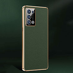 Handyhülle Hülle Luxus Leder Schutzhülle JB2 für Oppo Reno6 Pro+ Plus 5G Grün