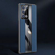 Handyhülle Hülle Luxus Leder Schutzhülle JB3 für Oppo Reno6 Pro 5G Blau