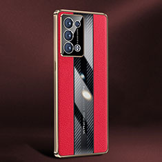 Handyhülle Hülle Luxus Leder Schutzhülle JB3 für Oppo Reno6 Pro+ Plus 5G Rot