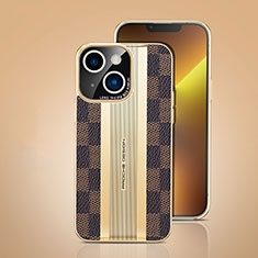 Handyhülle Hülle Luxus Leder Schutzhülle JB4 für Apple iPhone 14 Plus Braun