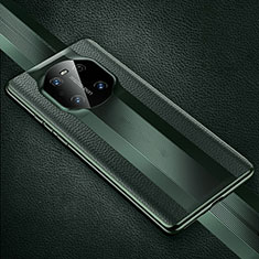Handyhülle Hülle Luxus Leder Schutzhülle K01 für Huawei Mate 40E Pro 4G Nachtgrün