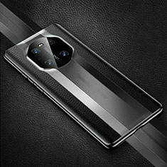 Handyhülle Hülle Luxus Leder Schutzhülle K01 für Huawei Mate 40E Pro 4G Schwarz