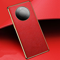 Handyhülle Hülle Luxus Leder Schutzhülle K02 für Huawei Mate 40 Pro Rot