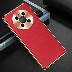 Handyhülle Hülle Luxus Leder Schutzhülle K03 für Huawei Mate 40E 4G Rot