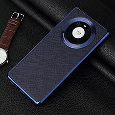 Handyhülle Hülle Luxus Leder Schutzhülle K06 für Huawei Mate 40 Pro Blau