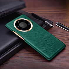 Handyhülle Hülle Luxus Leder Schutzhülle L01 für Huawei Mate 40 Pro+ Plus Grün