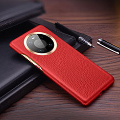 Handyhülle Hülle Luxus Leder Schutzhülle L01 für Huawei Mate 40 Pro Rot