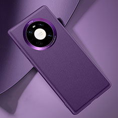 Handyhülle Hülle Luxus Leder Schutzhülle L04 für Huawei Mate 40E Pro 5G Violett