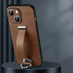 Handyhülle Hülle Luxus Leder Schutzhülle LD1 für Apple iPhone 14 Braun