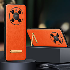 Handyhülle Hülle Luxus Leder Schutzhülle LD1 für Huawei Mate 40 Orange